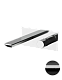 Встраиваемый смеситель для раковины Remer Rubinetterie Edge EG515CFP, черный брашированный хром - изображение 1