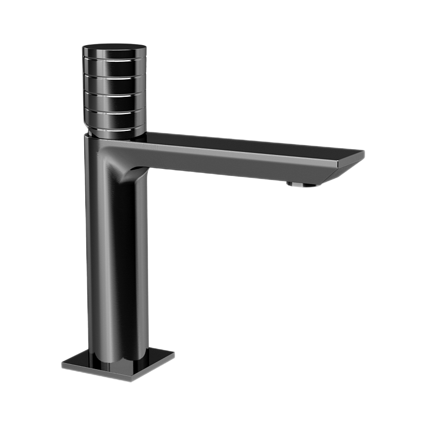 Смеситель для раковины Remer Rubinetterie Edge EG610CFP, черный брашированный хром