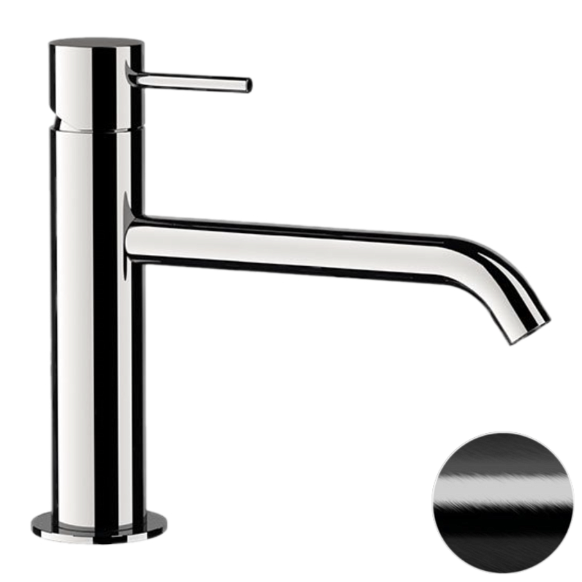 Смеситель для раковины Remer Rubinetterie X Style X12ACFP, черный брашированный хром