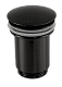 Донный клапан без перелива 1”1/4 Remer 904CC114СFP черный брашированный хром - изображение 1
