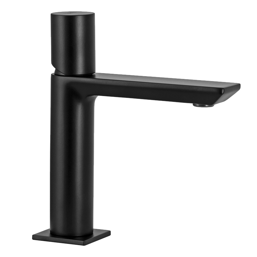 Смеситель для раковины Remer Rubinetterie Edge EG512NO, черный матовый