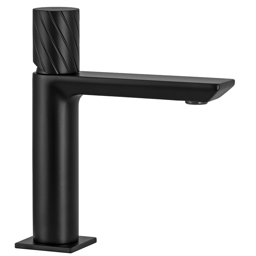 Смеситель для раковины Remer Rubinetterie Edge EG710NO, черный матовый