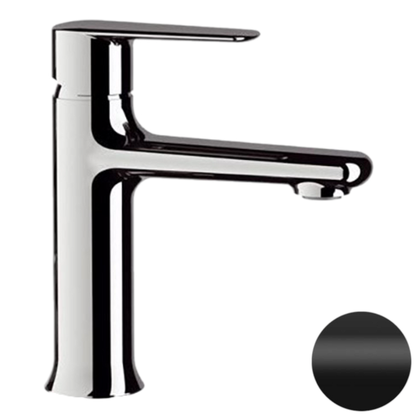 Смеситель для раковины Remer Rubinetterie Vanity V12NO, черный матовый