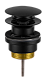 Донный клапан универсальный 1”1/4 Remer 905CCR114NO черный матовый - изображение 1