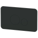 Кнопка смыва Remer Rubinetterie RB810NO, черный матовый - изображение 1