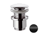 Донный клапан без перелива 1”1/4 Remer 904CC2114NO черный матовый - изображение 1