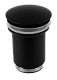 Донный клапан без перелива 1”1/4 Remer 904CC114NO черный матовый - изображение 1