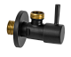 Запорный вентиль 1/2*1/2 Remer 128L1212NO черный матовый - изображение 1
