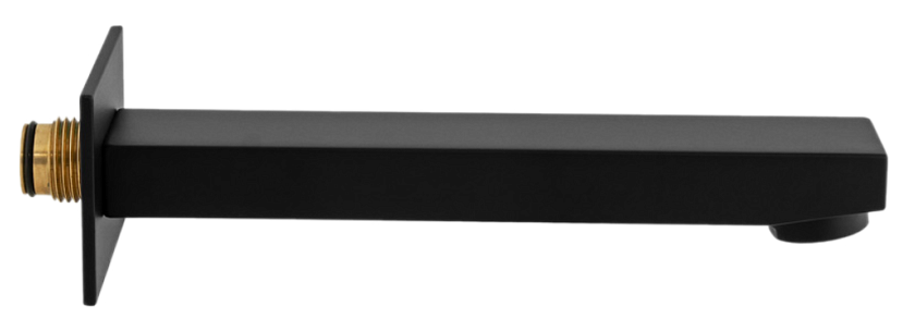 Излив настенный Remer Qubika 91QNO черный матовый