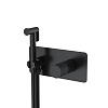 Смеситель с гигиеническим душем Boheme Stick, черный, 127-BB.4