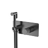 Смеситель с гигиеническим душем Boheme Stick, графит, 127-GM.3