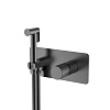 Смеситель с гигиеническим душем Boheme Stick, графит, 127-GM.4