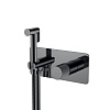 Смеситель с гигиеническим душем Boheme Stick, графит глянец, 127-SGM.3