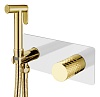 Смеситель с гигиеническим душем Boheme Stick, белый, 127-WG