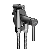 Смеситель с гигиеническим душем Gappo G06-9, оружейная сталь, G7206-9