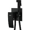 Смеситель с гигиеническим душем Gappo G07-6, черный, G7207-6