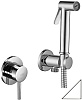Смеситель с гигиеническим душем Paffoni, белый, KITDUP110BO