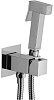Смеситель с гигиеническим душем Paffoni Tweet Square, хром, ZDUP112CR