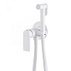 Смеситель с гигиеническим душем Abber Weiss Insel, белый, AF8025W