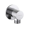 Шланговое подсоединение Aquatek, хром, AQ2456CR