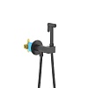 Комплект для гигиенического душа Aquatek ОБЕРОН, черный, AQ1024MB