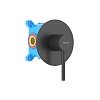 Встраиваемый смеситель Aquatek Европа, черный, AQ1366MB