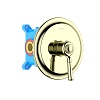 Встраиваемый смеситель Aquatek Классик, золото, AQ1566PG