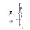 Комплект для душа Aquatek Вега, хром, AQ1076CR