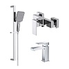 Комплект для ванны Aquatek Либра, хром, AQ1631CR
