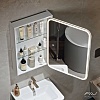 Шкаф с зеркалом Alavann Cosmetic Light, 50 см, ALV1174001