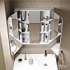 Шкаф с зеркалом Alavann Cosmetic, 80 см, ALV0727001