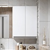 Шкаф для ванной Alavann Soft Silver, 60 см, белый, ALV0232002