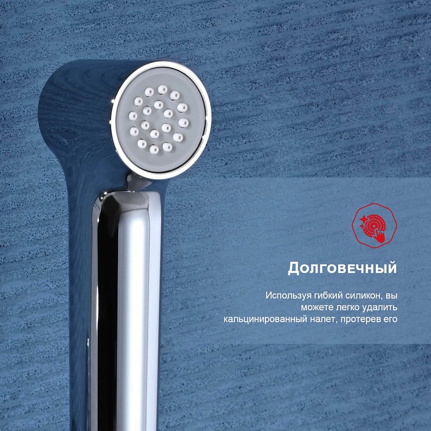 Смеситель с гигиеническим душем накладной Raglo R03.51, хром