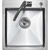 Кухонная мойка MELANA, сатин, MLN-R44485H, с дозатором