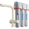 Смеситель для кухни с подключением фильтра Omoikiri Nagano-P/Pure Drop Lite, поворотный