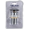 Донный клапан без перелива MELANA MLN-330300MB черный матовый