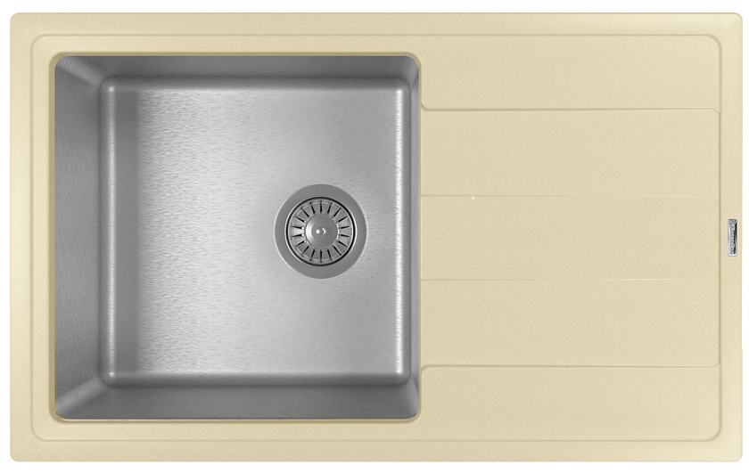 Кухонная мойка Florentina Комби 21.395.D0780.202, грей