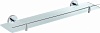 Стеклянная полка для ванной WONZON &amp; WOGHAND EASY, Хром (WW-8127)