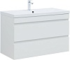 Тумба с раковиной Aquanet Нота New, 100 см, 00335420+00204096