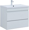 Тумба с раковиной Aquanet Нота New, 75 см, 00335418+00204118