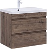 Тумба с раковиной Aquanet Нота New, 75 см, 00334192+00204118