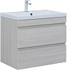 Тумба с раковиной Aquanet Нота New, 75 см, 00334204+00204118
