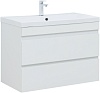 Тумба с раковиной Aquanet Нота New, 90 см, 00335419+00204119