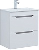 Тумба с раковиной Aquanet Практика, 60 см, 00330457+44060