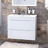 Тумба с раковиной Aquanet Практика, 80 см, 00330459+44080
