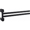 Полотенцедержатель WONZON &amp; WOGHAND CARBON поворотный, черный, WW-7731