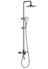 Душевая система Wonzon &amp; Woghand CLICK, глянцевая, хром, WW-N3S962-CR