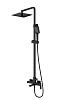 Душевая система Wonzon &amp; Woghand DIAMOND, матовая, черный, WW-88739011-MB