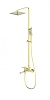 Душевая система Wonzon &amp; Woghand EDGE, брашированная, золото, WW-88739003-BG