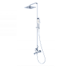 Душевая система Wonzon &amp; Woghand FLEX, глянцевая, хром, WW-88047072-CR